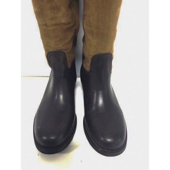 Tory Burch Kensington Genuine Shearling Lined Riding Boot  Size 6.5 NWOT - Picture 7 of 11